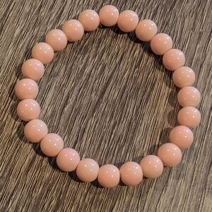 Elegant Pink Beaded Bracelet